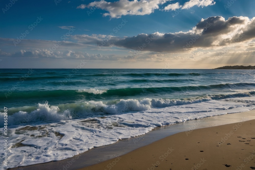 A aesthetically pleasing image of the sea A aesthetically pleasing image of the sea