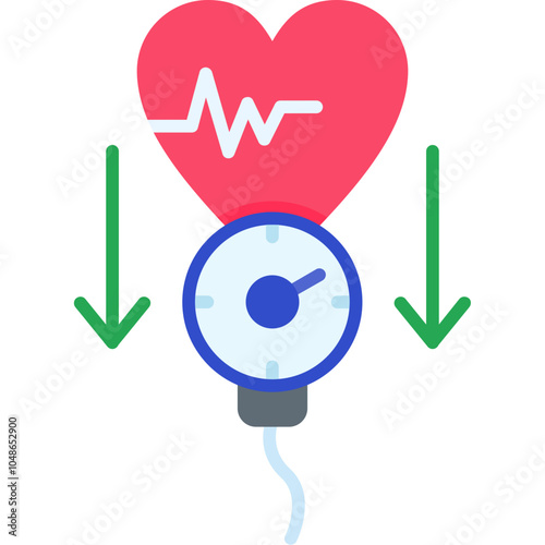 Low Blood Pressure Icon