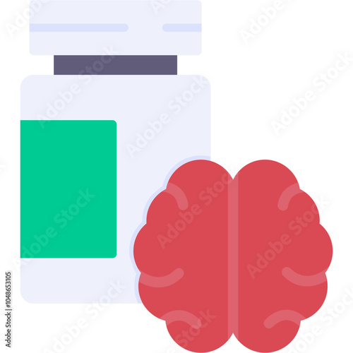 Brain Medicine Icon