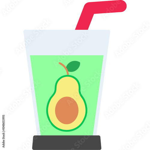 Avocado Fresh Juice Icon