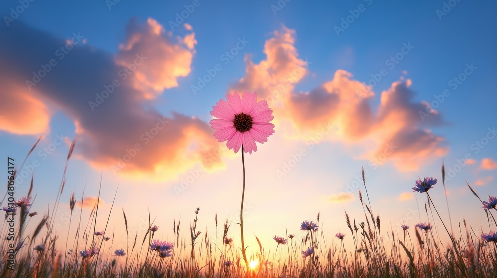 A whimsical cloud formation resembles a fantastical creature, silhouetted against a fiery sunset, casting long shadows that seem to dance across a field of wildflowers. A whimsical cloud formation resembles a fantastical creature, silhouetted against a fiery sunset, casting long shadows that seem to dance across a field of wildflowers.