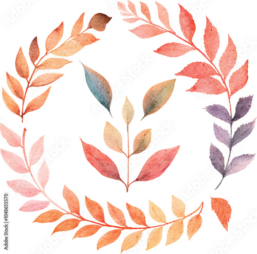 autumn leaves illustration