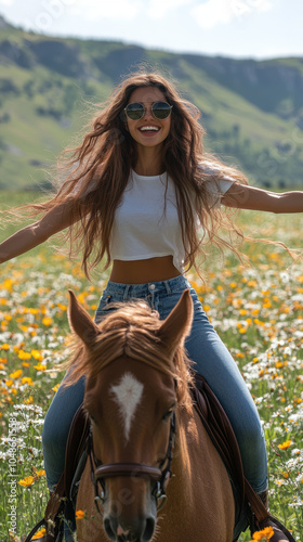 girl with horse