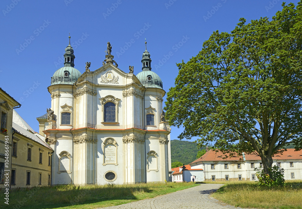 Osek Cistercian Monastery, Church of the Assumption of the Virgin Mary, Bohemia, Czech Republic