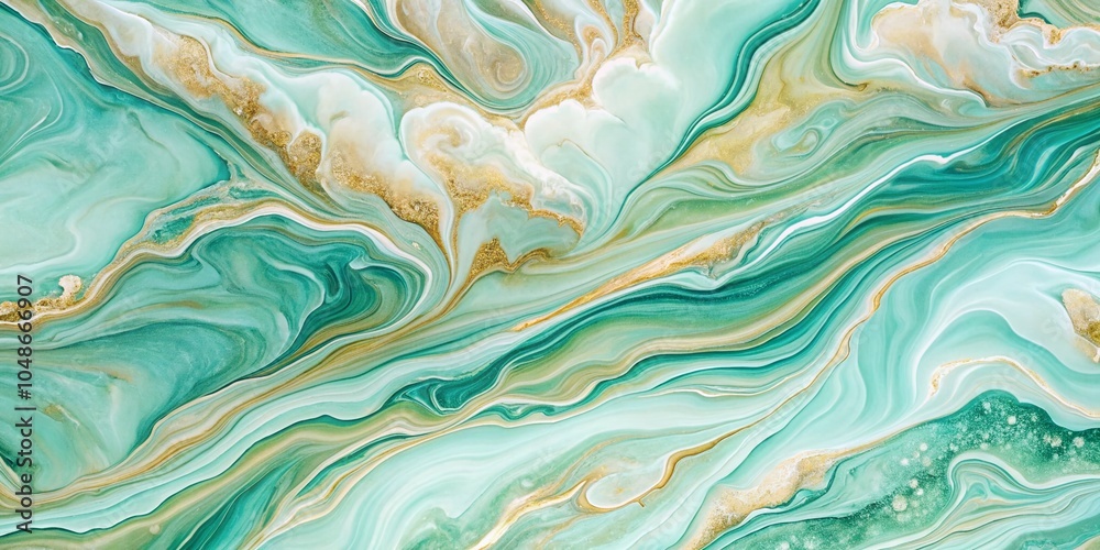 Serene Liquid Marble Texture in Soft Mint Green and Ivory White for Minimalist Landscape Photography Serene Liquid Marble Texture in Soft Mint Green and Ivory White for Minimalist Landscape Photography