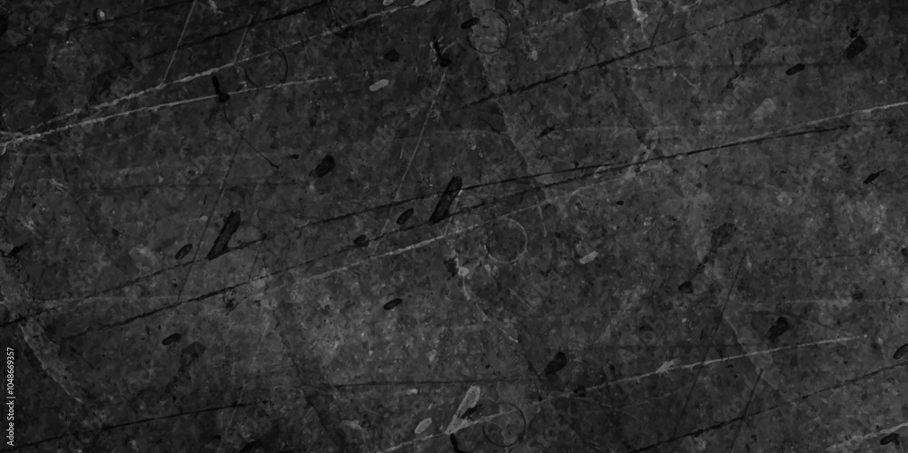 Naklejka premium Abstract black grunge overly grains and concrete stone wall background. black slate stone wall background pattern with high resolution. black marble texture. black paper texture. dark wood texture.