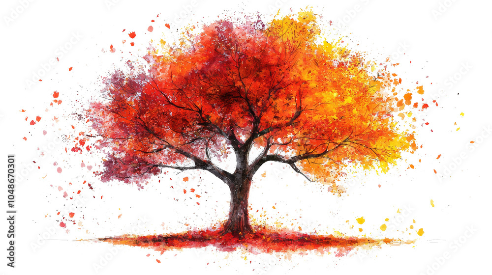 “Vibrant Veins: The Heart of Autumn” “Vibrant Veins: The Heart of Autumn”