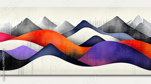 Bold Geometry Meets Organic Flow