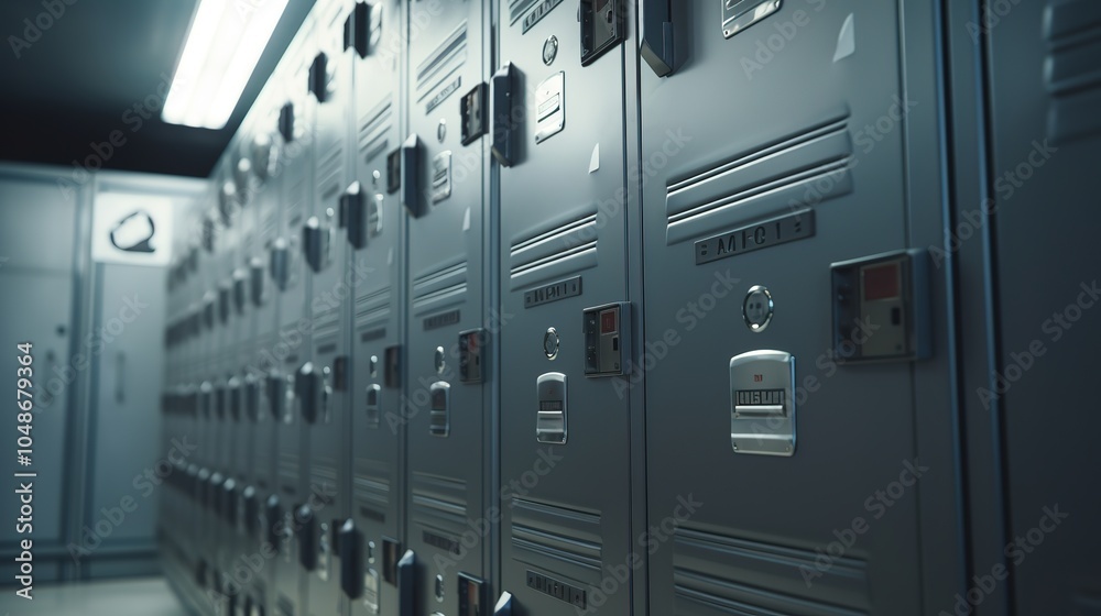 Various lockers and locker illustrations,,generated with AI. Various lockers and locker illustrations,,generated with AI.