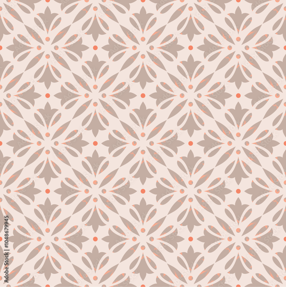 Fototapeta premium traditional block print design pattern. ajrakh design pattern. batik design pattern. EPS file format.