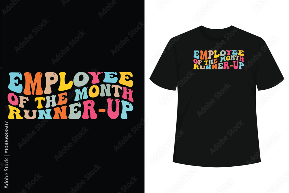 Employee of the month runner up T shirt, Funny office Tee T-Shirt