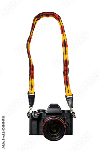 PNG Camera film strap white background accessories electronics.