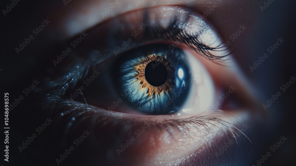 Fototapeta premium open eye in space