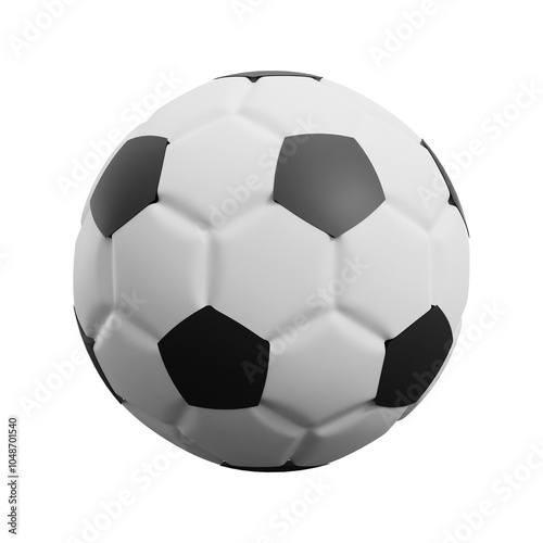 football soccer 3d rendered sport illustration