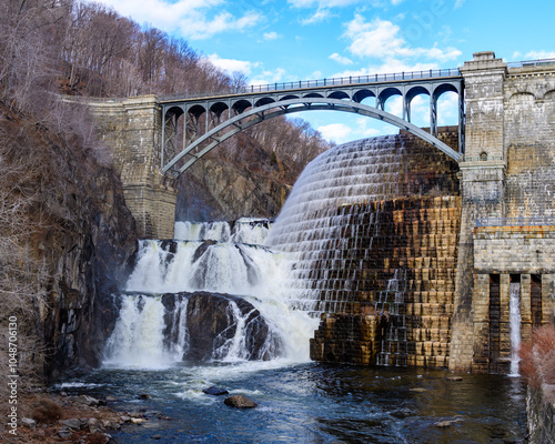 Base of the Croton Dam at Croton Gorge Park, USA