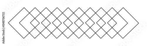 A geometric pattern featuring interlocking diamond shapes in a repetitive design.