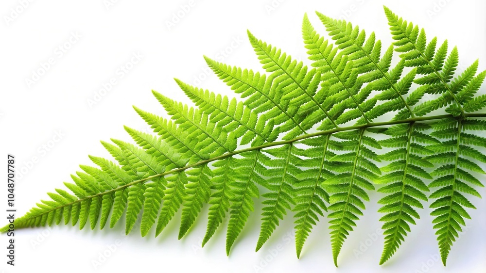 Naklejka premium Leaf plant fern nature green tree leave isolated cannabis branch