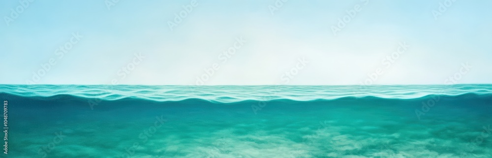 serene ocean waves on a clear day serene ocean waves on a clear day