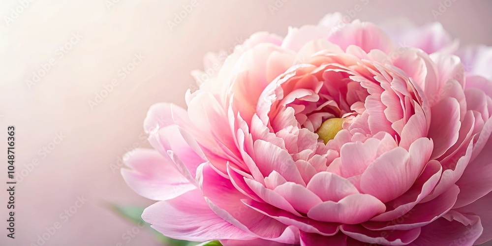 Pink peony flower close-up with delicate petals and subtle texture, peony, garden, pink Pink peony flower close-up with delicate petals and subtle texture, peony, garden, pink