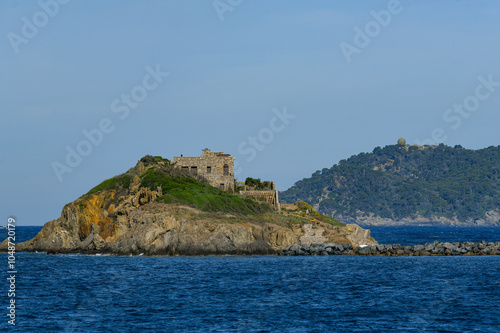 Ribaud islands in Giens Peninsula, Hyeres, France. High quality photo