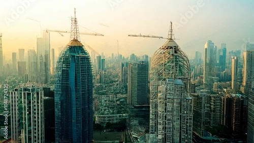 mumbai skyscrapers construction video skyline urban architecture city landscape bombay sky building business view skyscraper modern india tower house travel maharashtra housing estate town downtown a