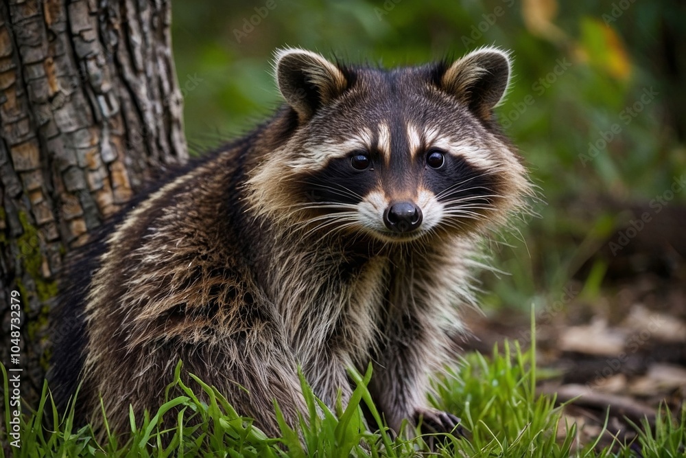 Obraz premium A Raccoon searching for you