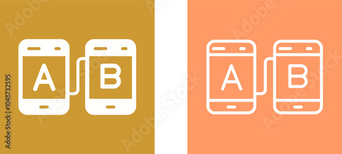 AB Testing Vector Icon