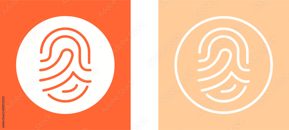 Fingerprint Vector Icon Fingerprint Vector Icon