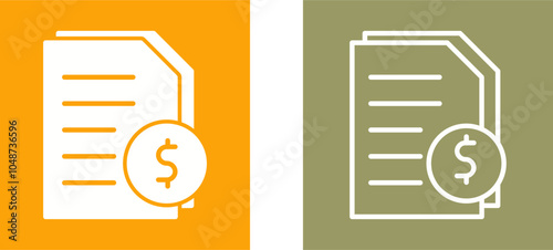 Invoices Vector Icon