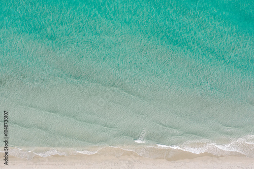 Turquoise Beach Shoreline with Soft Waves