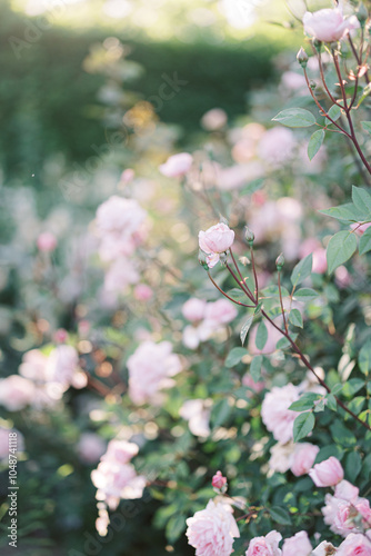 Blossoming Pink Flowers in Spring