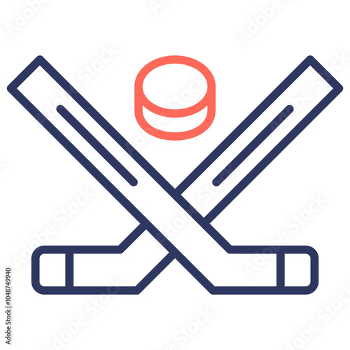 Ice Hockey Icon