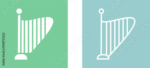Harp Vector Icon