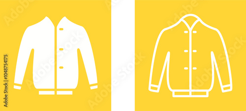 Stylish Jacket Vector Icon