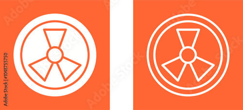 Radiation Vector Icon