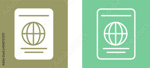 Passport Vector Icon