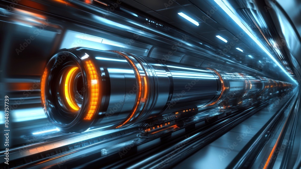 Futuristic Technology: Hyperloop Transportation Futuristic Technology: Hyperloop Transportation