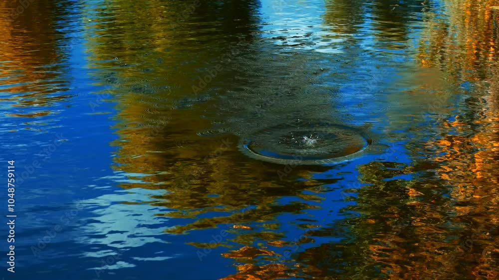 Reflection of the blue sky and yellow autumn trees on the surface of the water.
Small waves on the river.
Small waves on the lake Reflection of the blue sky and yellow autumn trees on the surface of the water.
Small waves on the river.
Small waves on the lake