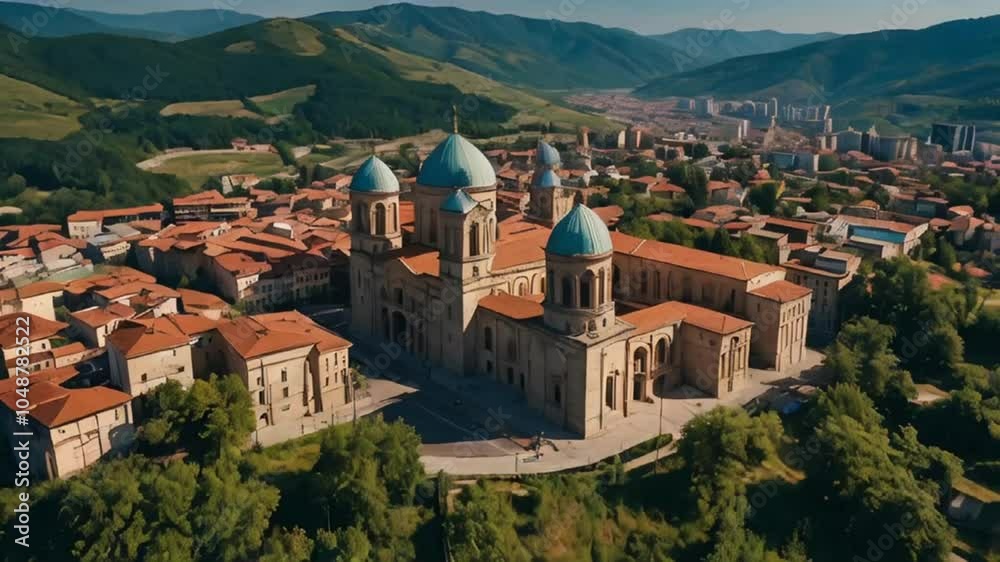 Stunning Kutaisi Georgia, panorama sunny day Stunning Kutaisi Georgia, panorama sunny day