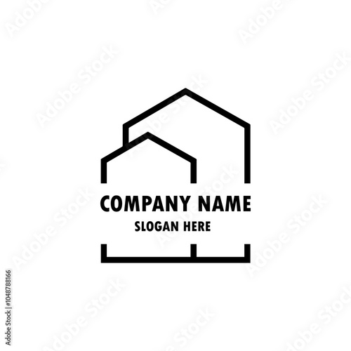 Real estate Logo Design Unique and Creative Real Estate Logo Design Vector
