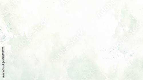 soft light green and white watercolor texture.