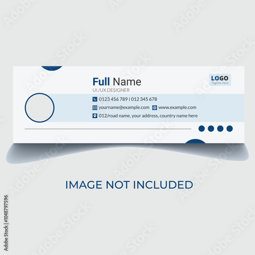 Web Template E mail Signature Template Design