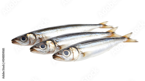 Anchovy, isolated on white background