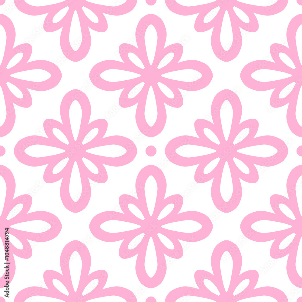 Fototapeta premium seamless floral pattern