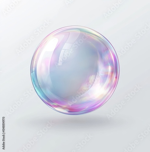 Bubbles of soap isolated against a transparent background.