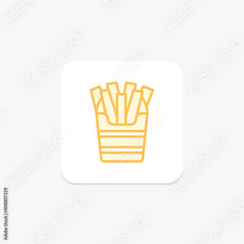 Food and Drink Pairing duotone line icon , vector, pixel perfect, illustrator file