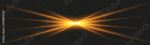 Bright beautiful star.Flash of light on the background.Vector graphics