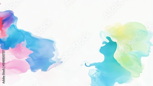 colorful watercolor diverse unity features silhouettes various creating hues depict painting dynamic An movement vibrant abstract strokes fluid people artistic colourful silhouette oneness art stroke