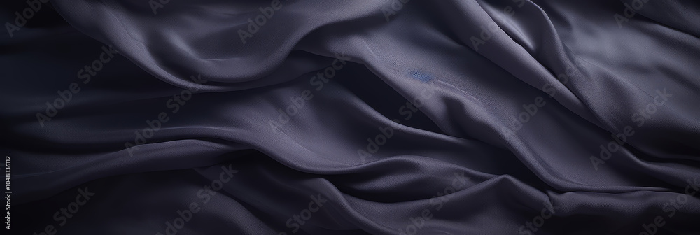Fototapeta premium Seamless dark textured fabric background with a subtle sheen