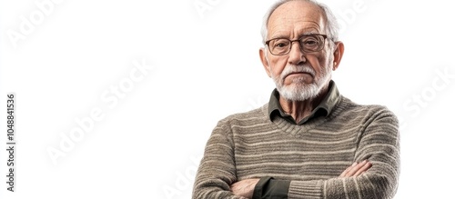 Portrait of an elderly man ...
